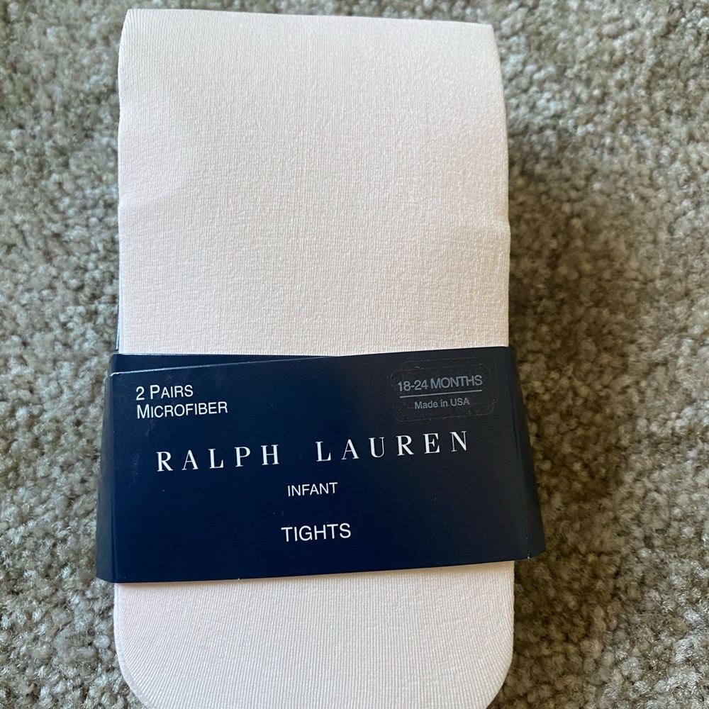 Ralph Lauren 2 pack 18-24m tights